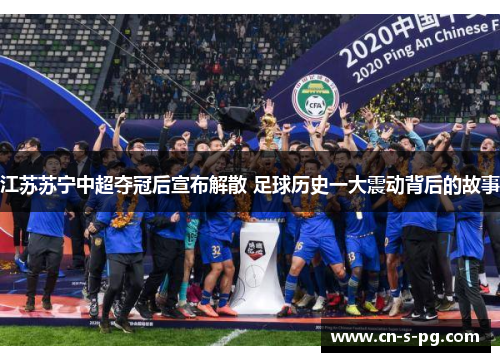 江苏苏宁中超夺冠后宣布解散 足球历史一大震动背后的故事 江苏苏宁中超夺冠后宣布解散 足球历史一大震动背后的故事